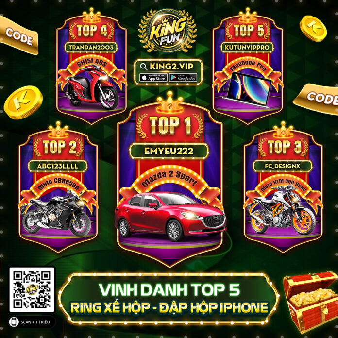Top5 vinh danh thang 11 2022